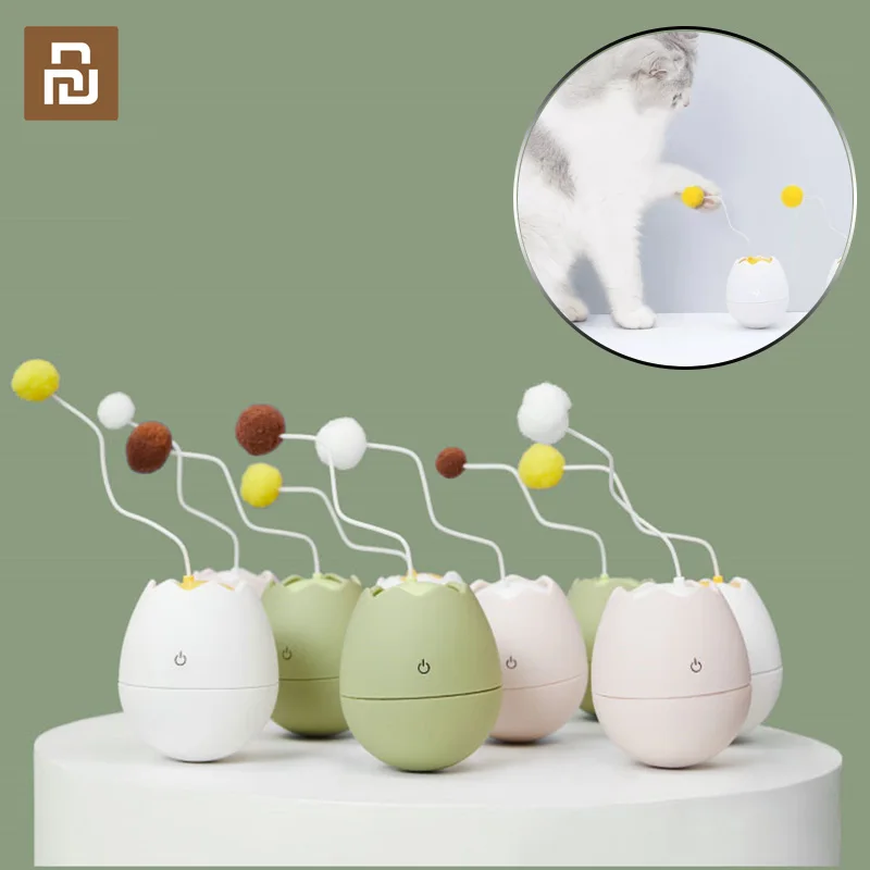 

Youpin Electronic Motion Cat Toy Interactive Cat Teaser Fun Shaped Toys Flutter Rotating Interactive Puzzle Pet