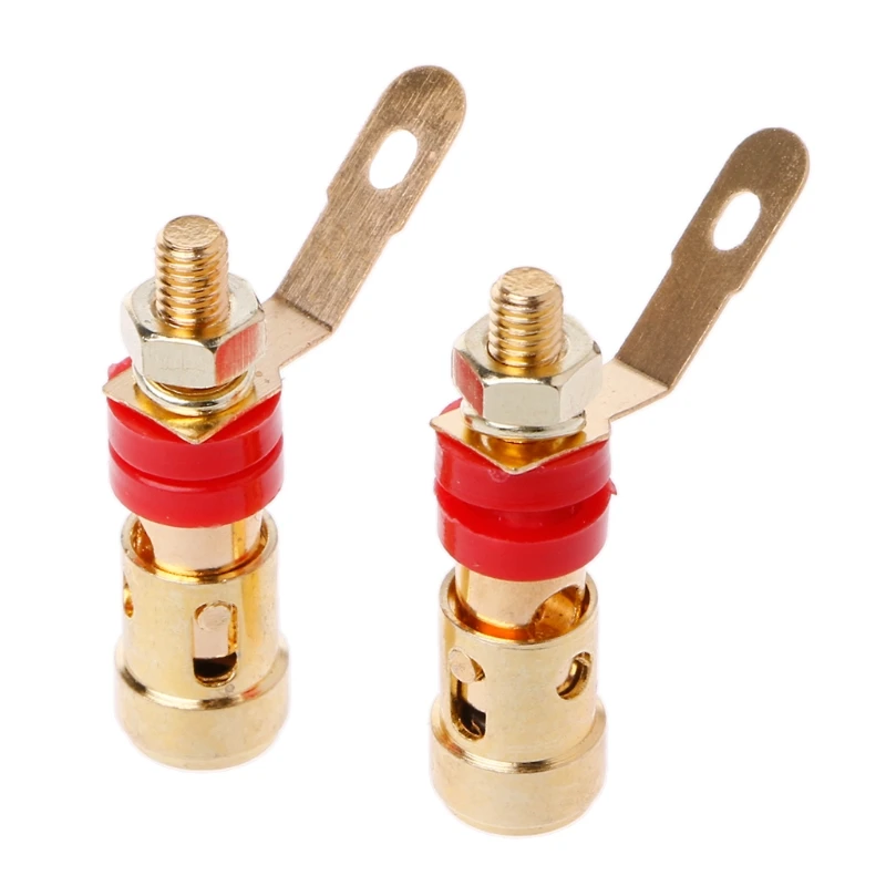 10 шт латунный динамик связующий столб пружинный пресс сабвуфер корзина терминал