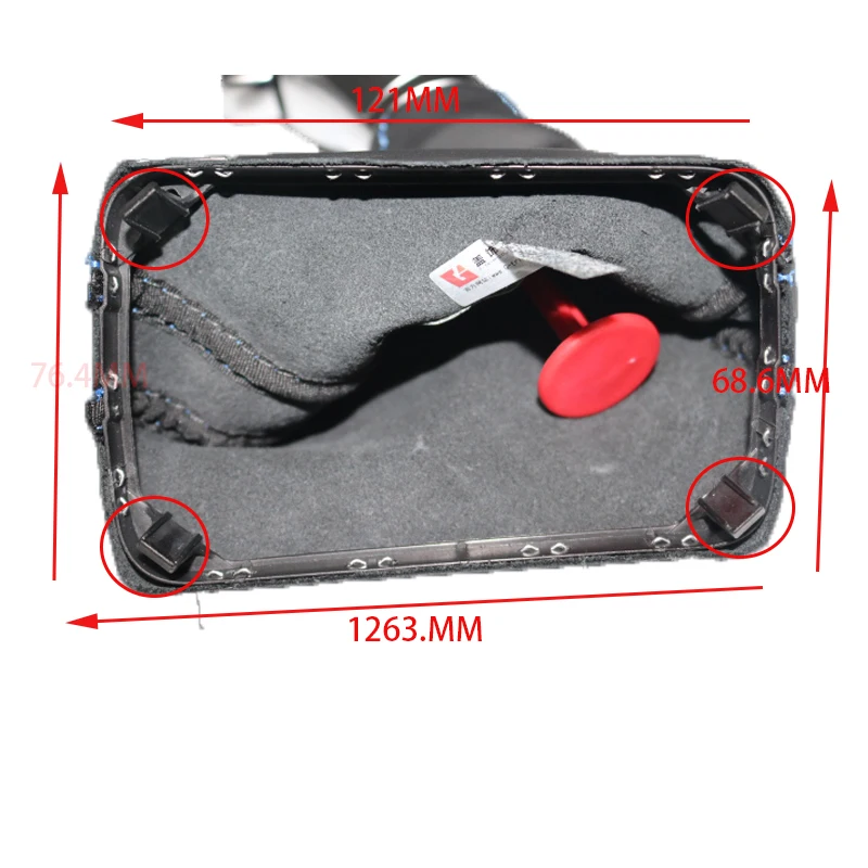 

Auto Car Original DSG Gear Shift Knob Suede leather & Real Leather DSG Gear Shift Knob With Cover For VW Passat B7