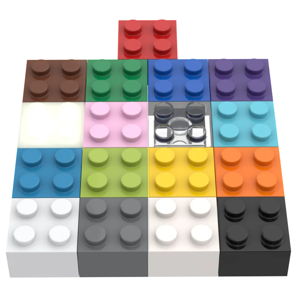 

30PCS Brick 2*2 Building Blocks Compatible Major Brand Kids Toys 3003 Early Learning MOC Education Gifts