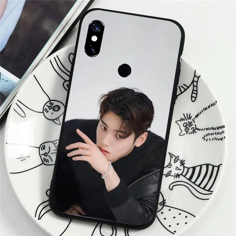 

Cha Eun Woo Korean actor singer Phone Case For Xiaomi Redmi note 7 8 9 t k30 max3 9 s 10 pro lite
