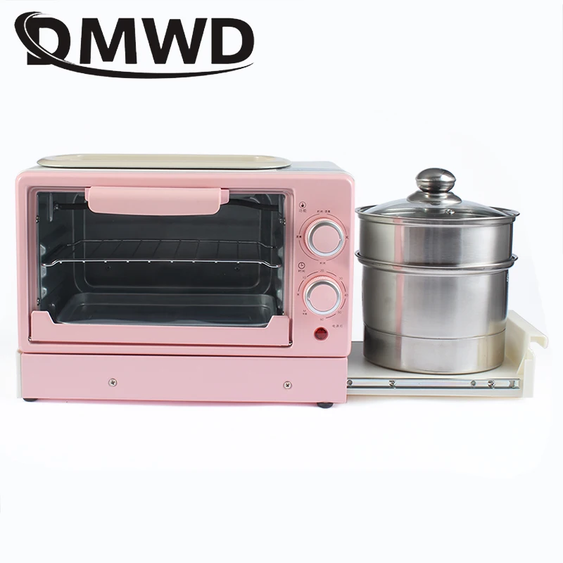 Электрическая духовка машина для завтрака стейк яйцо омлет сковорода тостер