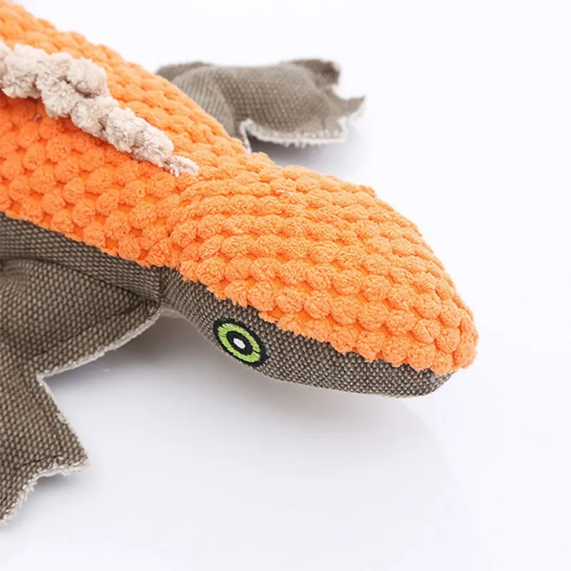 

Lizard Shape Plush Dog Cat Toys Bite-Resistant Clean Dog Chew Puppy Training Toy Cute Soft Pet Supplies For Dogs