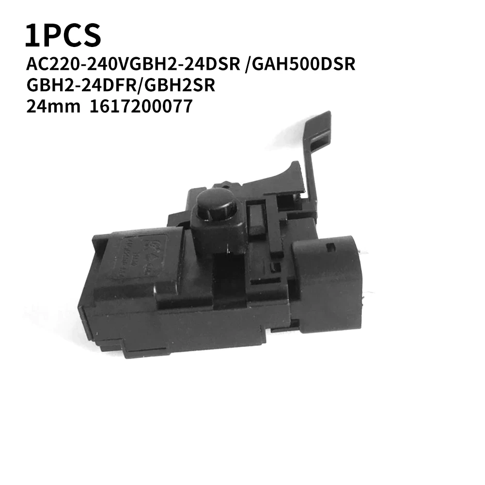 

AC220-240V сменный выключатель ВКЛ-ВЫКЛ 1 617 200 077 для Bosch GBH2-24DSR GAH500DSR GBH2-24DFR GBH2SR 24 мм Переключатель электрического молотка