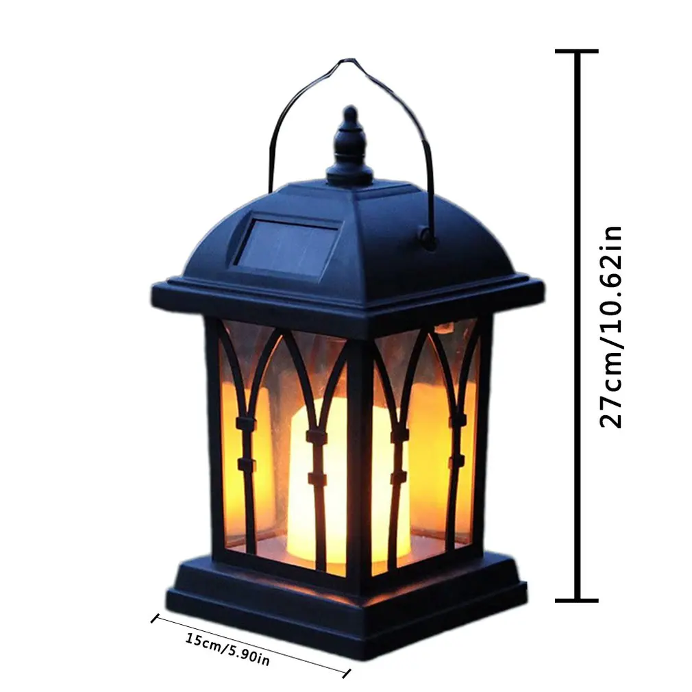 

Solar Candle Light Outdoor Garden Decoration European Hanging Lamp Outdoor Landscape Light Waterproof Umbrella Garden Light