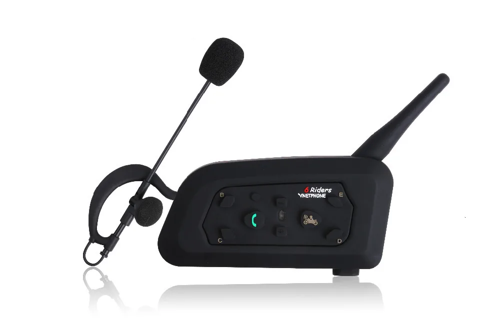 Бренд Vnetphone, 1200 м, полнодуплексная гарнитура для связи, 3 гонщика, говорящая для футбола, рефери, судью, байкера, беспроводная BT Интерком