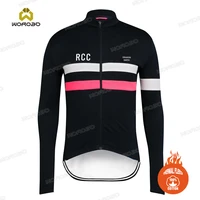 team winter men cycling jersey long sleeve thermal fleece clothing sportswear mtb clothing cycling clothing ropa de ciclismo