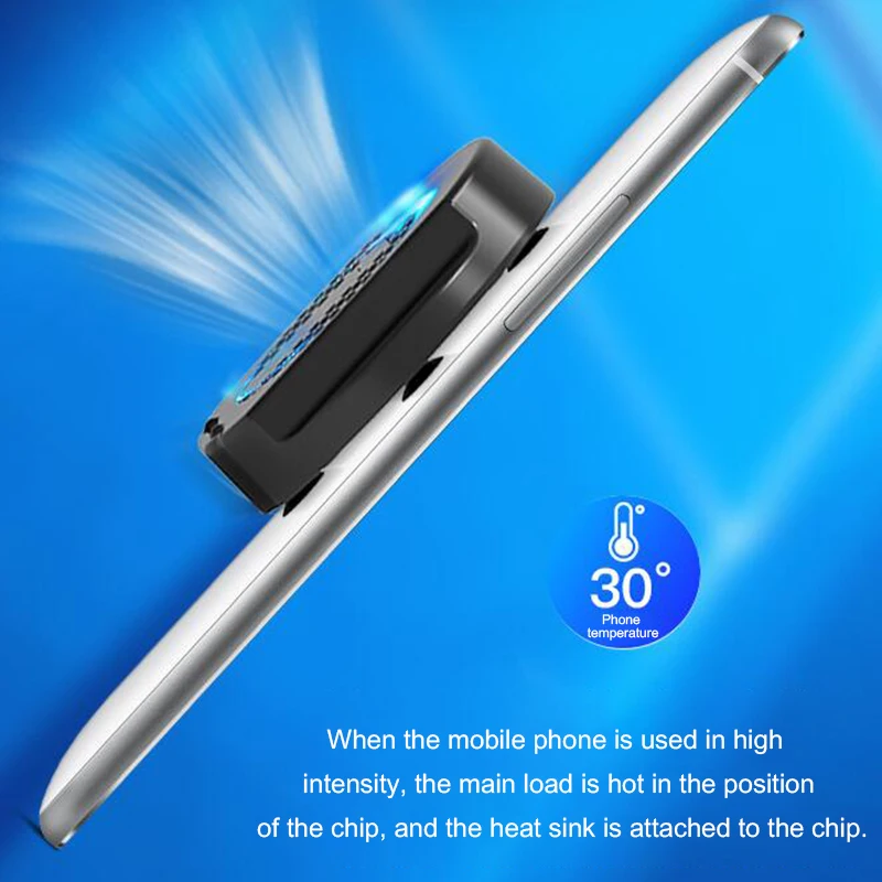 

ZL Universal Gaming Mobile Phone Cooler Holder Mute Gamepad Shooter Radiator Heat Sink Stand Portable Game Cooling Fan Pad