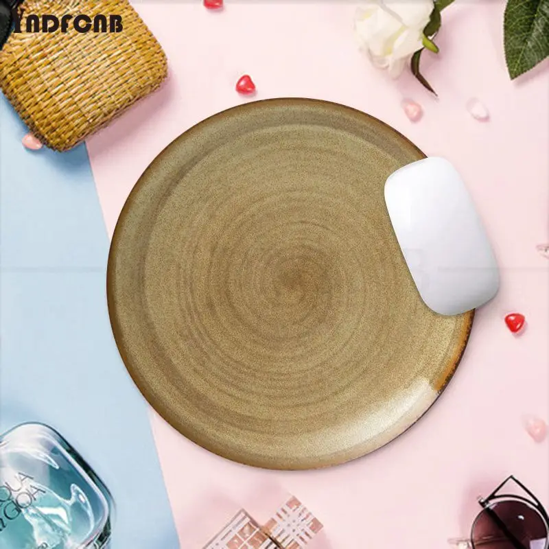 

YNDFCNB Wood grain tree Annual Soft Professional Gaming Mouse Pad Computer Anti-Slip Laptop PC Mice Pad Mat gaming Mousepad