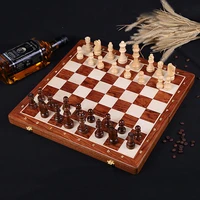 4 queen chess game high grade wooden chess set king height 80 mm chess pieces folding 3939 cm mahogany chessboard table game