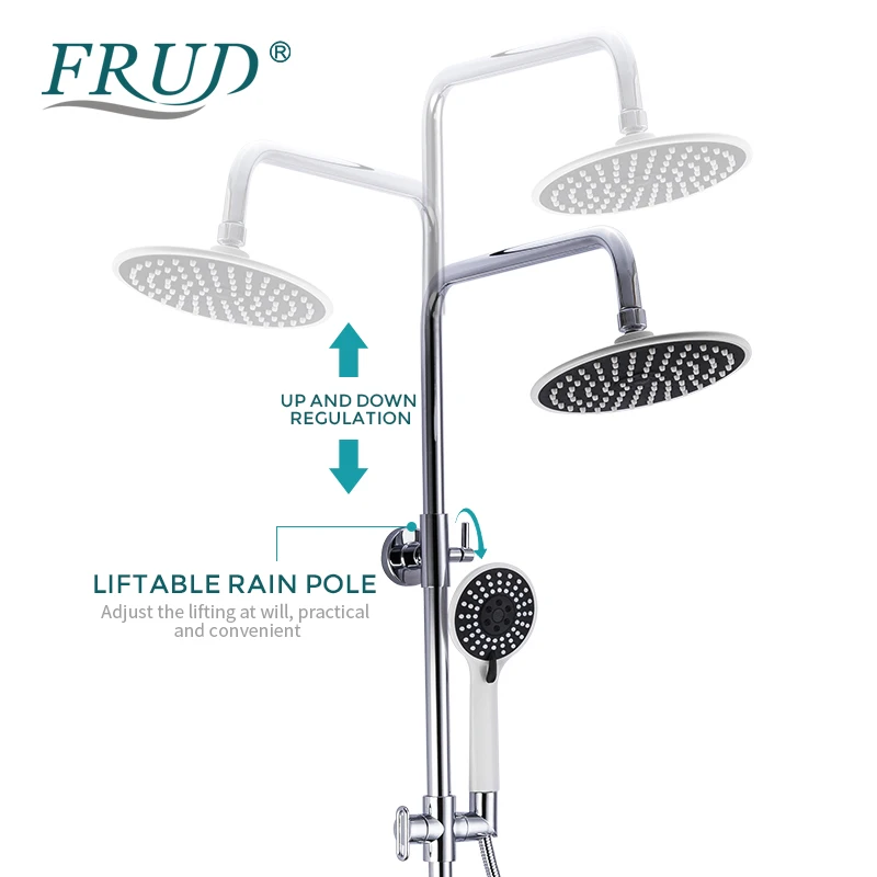 FRUD компактный смеситель для ванной комнаты душа вращается ванна носик насадка