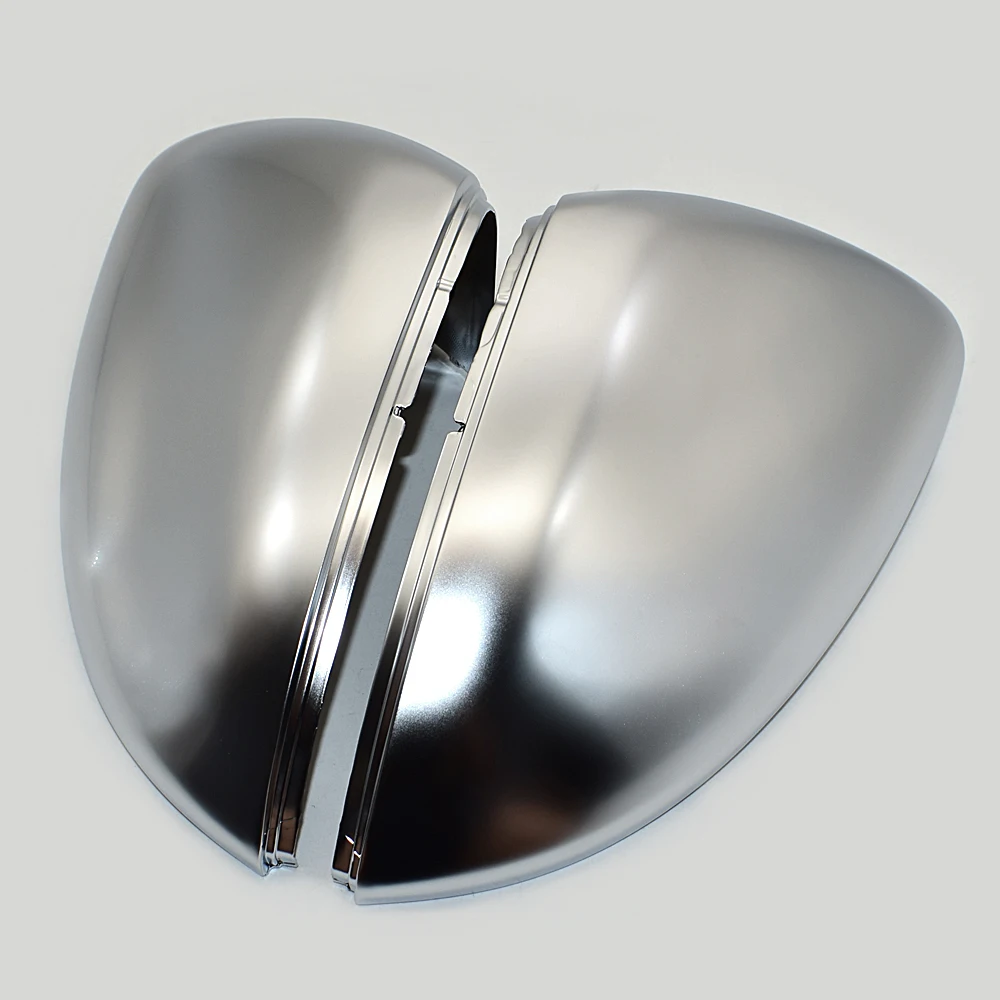 

Rearview side wing mirror cover caps For VW Golf MK7 MK7.5 GTI 7 Golf 7 R Touran L Golf 7.5 matt silver 2 pieces 2012 2013 2019