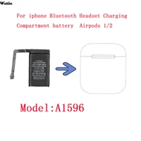 a1596 real 400mah battery for airpods 1 2 wireless charging box case battery a1596 020 00098