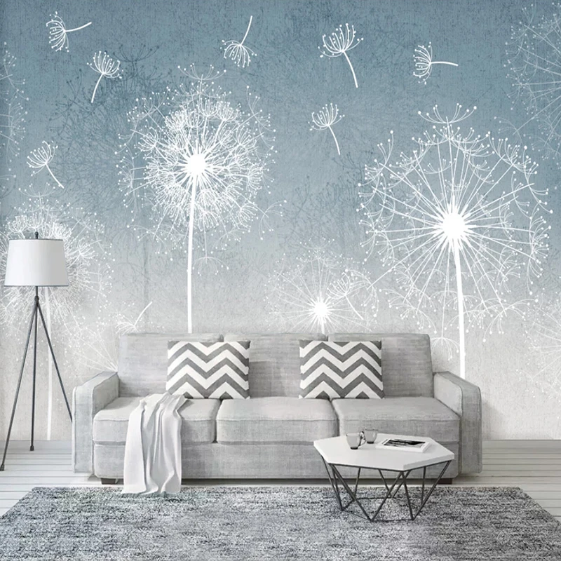 Пользовательские 3D фото обои современный минималистичный пейзаж цветок