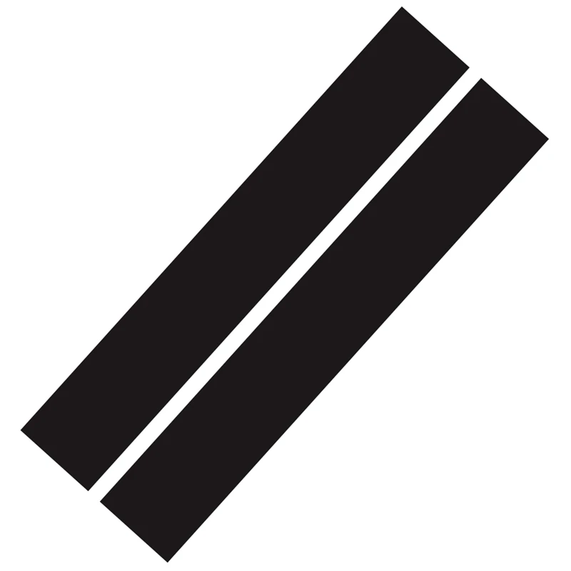 Полосатая наклейка для автомобиля черные чехлы виниловая пленка Спортивная