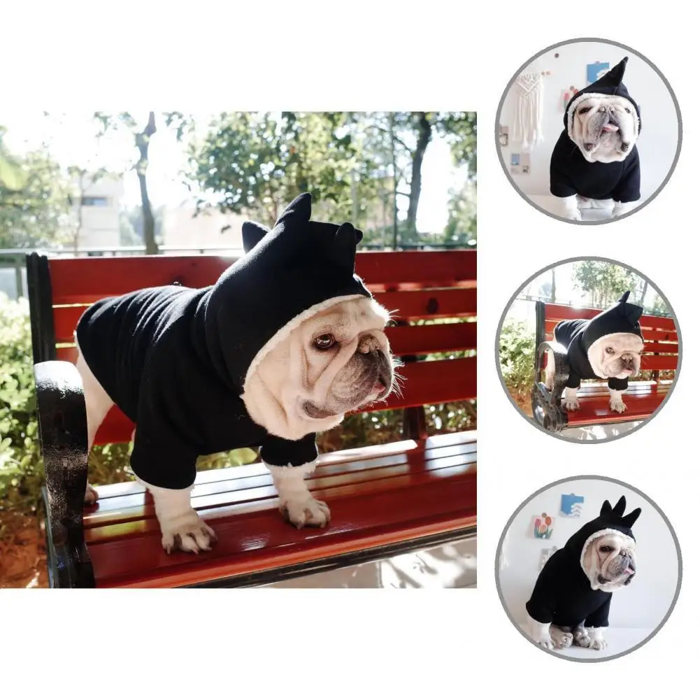 Пуловер для щенков не вызывающий аллергию черный устойчивый к выцветанию с 2