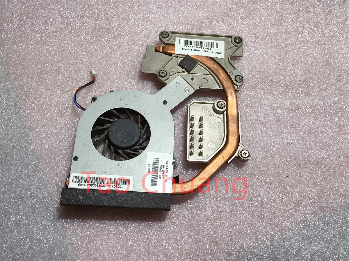 

598677-001 FOR HP 4520s 4720S CPU Fan Heatsink