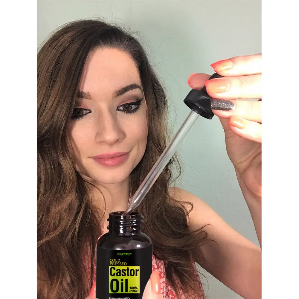 Чистые касторовые быстромощные средства с эссенцией для роста волос эфирное