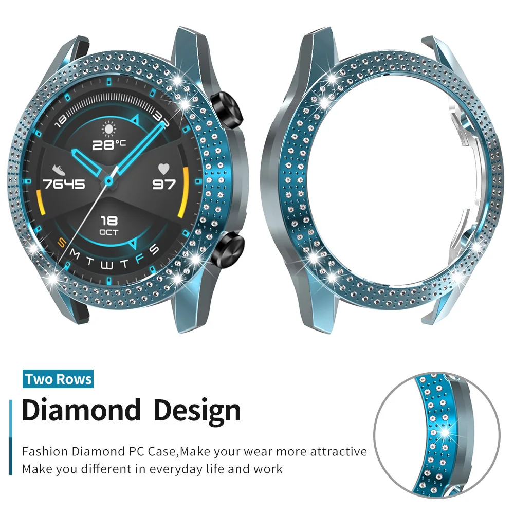 Чехол для Huawei Watch GT 2 1 46 мм тонкий два ряда | Наручные часы