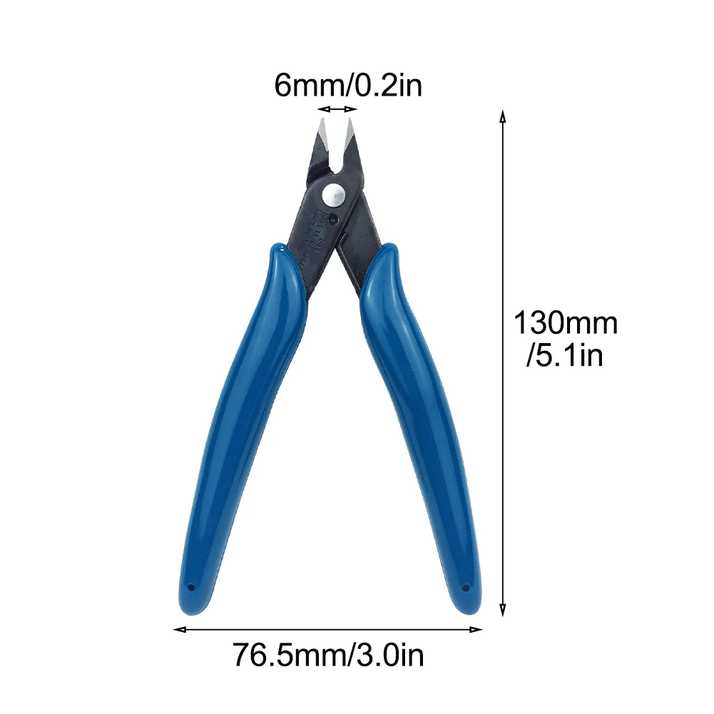 

5pcs/set Industrial Easy Grip Portable Home 5inch DIY Multifunction Cutting Pliers Small Wire Cutter Gardening Internal Spring