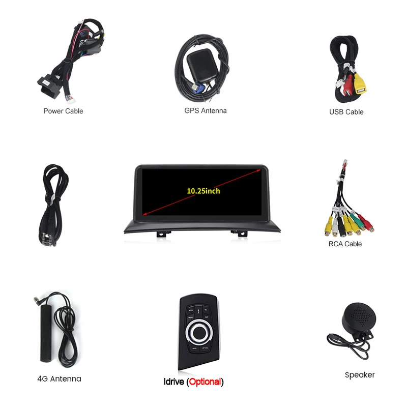 NaviFly Android 11 API30 Car Multimedia Player Navigation GPS For BMW X3 E83 Qualcomm Snapdragon 662 8GB 256GB 10.25 Screen DSP |