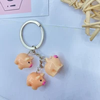 resin simulation pig earrings earrings keychain pendant jewelry