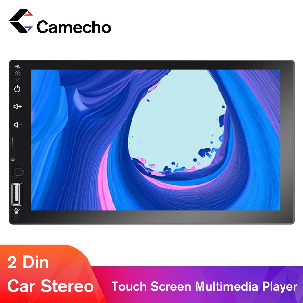 Универсальный Автомобильный мультимедийный плеер Camecho 2Din автомобильное стерео
