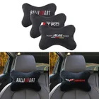 Автомобильная подушка с вышивкой, Автомобильная подушка для шеи, автомобильные Подголовники для Honda Mugen Mazda ms Toyota trd Chevrolet Corvette