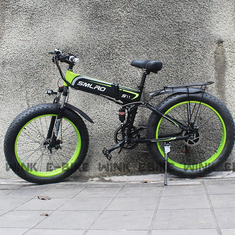 Электрический велосипед 1000 Вт электровелосипед с аккумулятором 48 в 10 Ач снежные