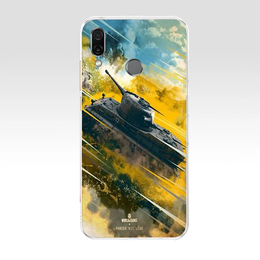 081FG world of tanks Подарочный Мягкий Силиконовый ТПУ чехол для телефона huawei Honor 8 Lite 8X 8s 9x