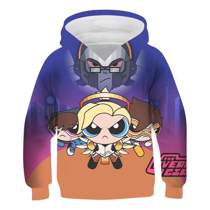 

Clothing For Boys Animation Monkey Cartoon Print 3D Hoodie Harajuku Style Sweatshirt Kids Clothes Boy&Girls Spring Fall Hoodies