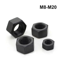 m8 m20 black grade 8 8 carbon steel fine thread hex hexagon nuts suit for screws bolts