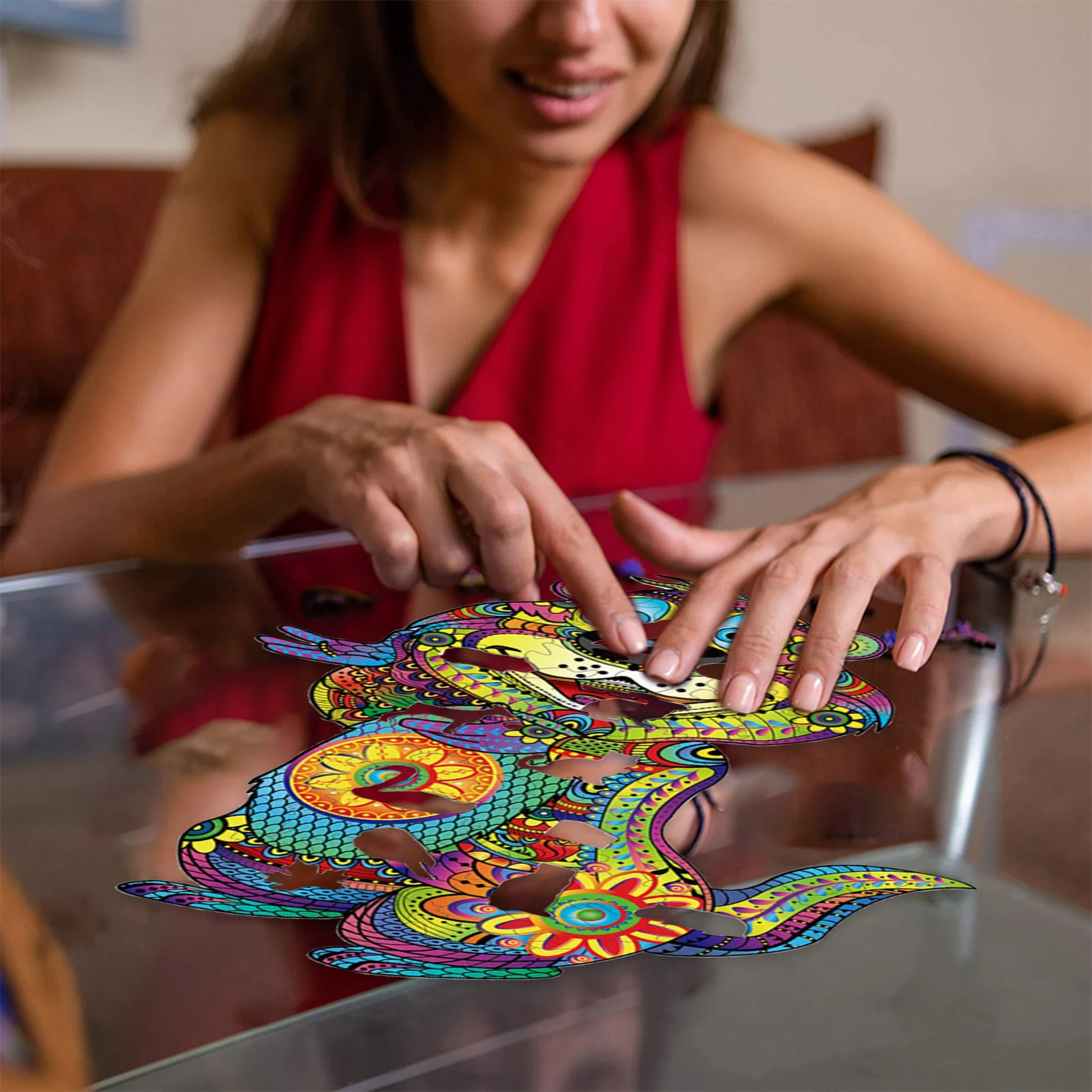 Головоломка Монтессори 3D игрушка долговечные Асимметричные строительные блоки