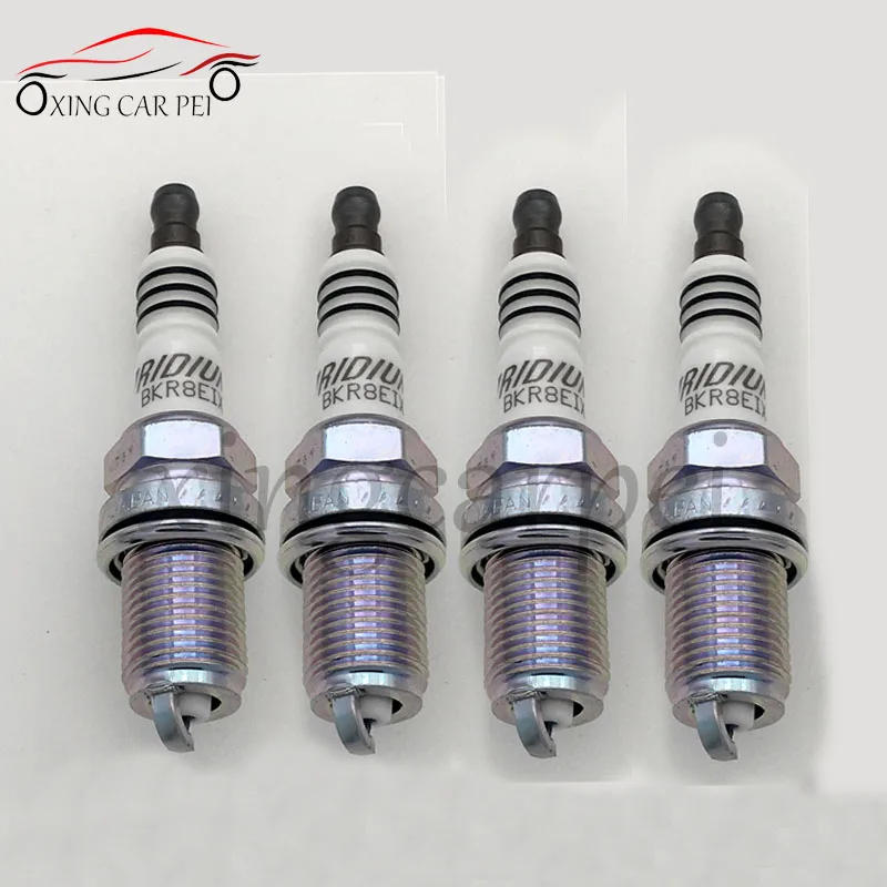 4 шт. BKR8EIX 2688 иридиевая Свеча зажигания IX Подходит для Audi Volkswagen A3 A4 A5 TT TTS СС Tiguan Jetta