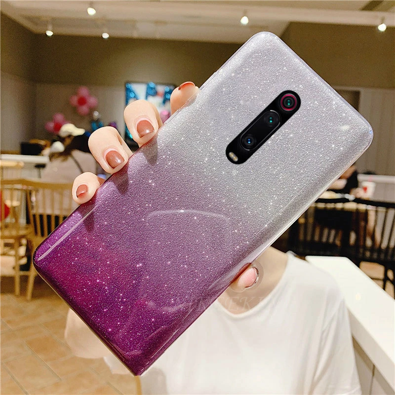 Блестящий градиентный чехол для Samsung Galaxy A51 A91 A90 A80 A70S A60 A50S A40S A30S A20S A10S блестящий A71