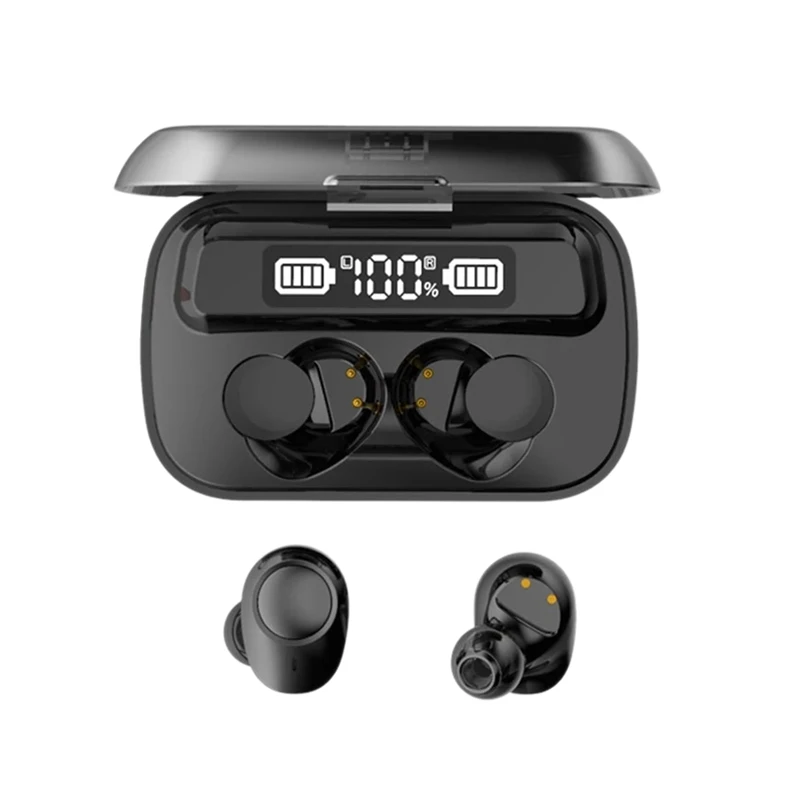 

Ipx7 Waterproof Tws Bluetooth 5.1 Earphones with Mic Sports Headsets Press Control Music Earbuds for Phones