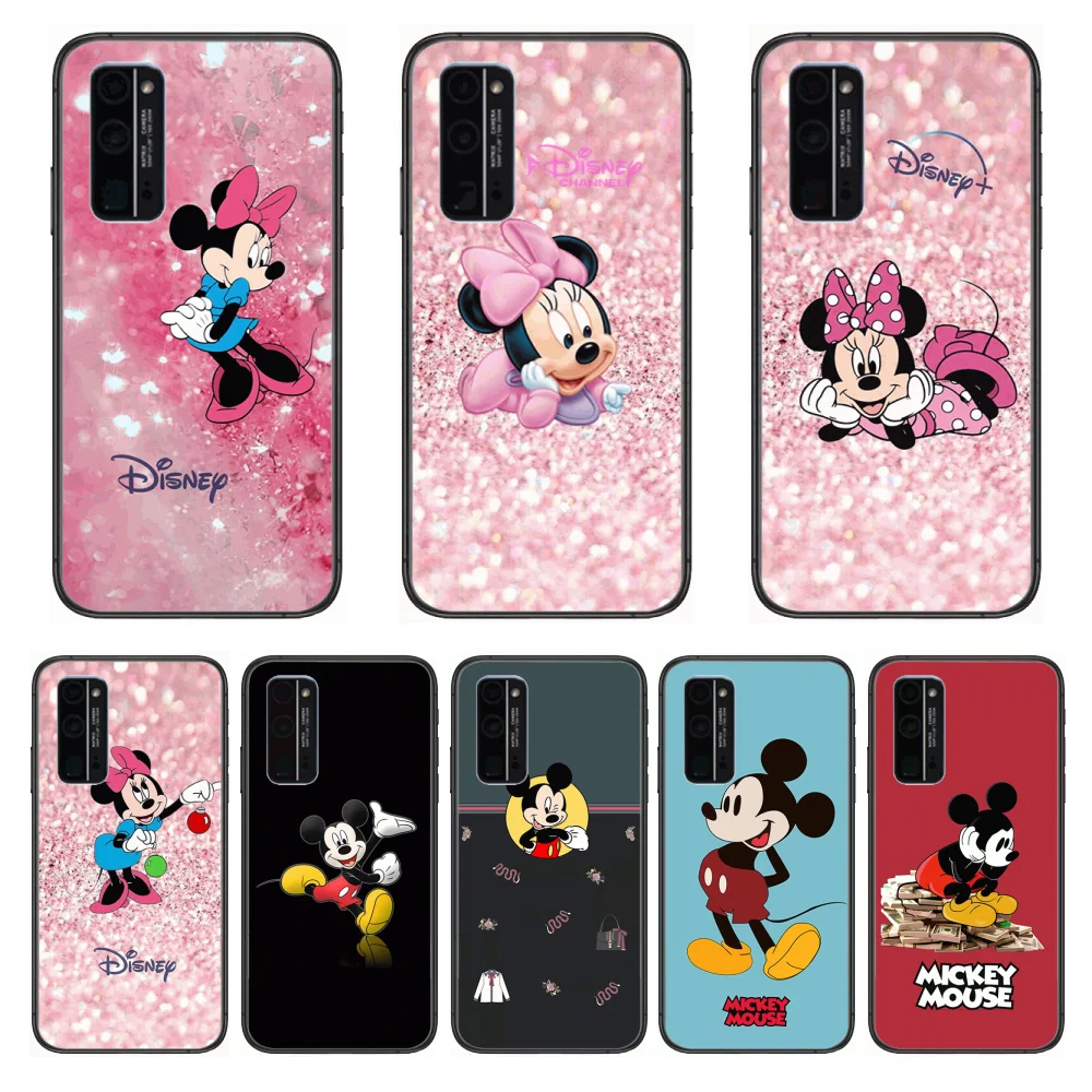 Чехол для телефона disney с Микки Маусом корпус Huawei Honor 8 9 10 20 30 A S Lite Pro 5g i Черная