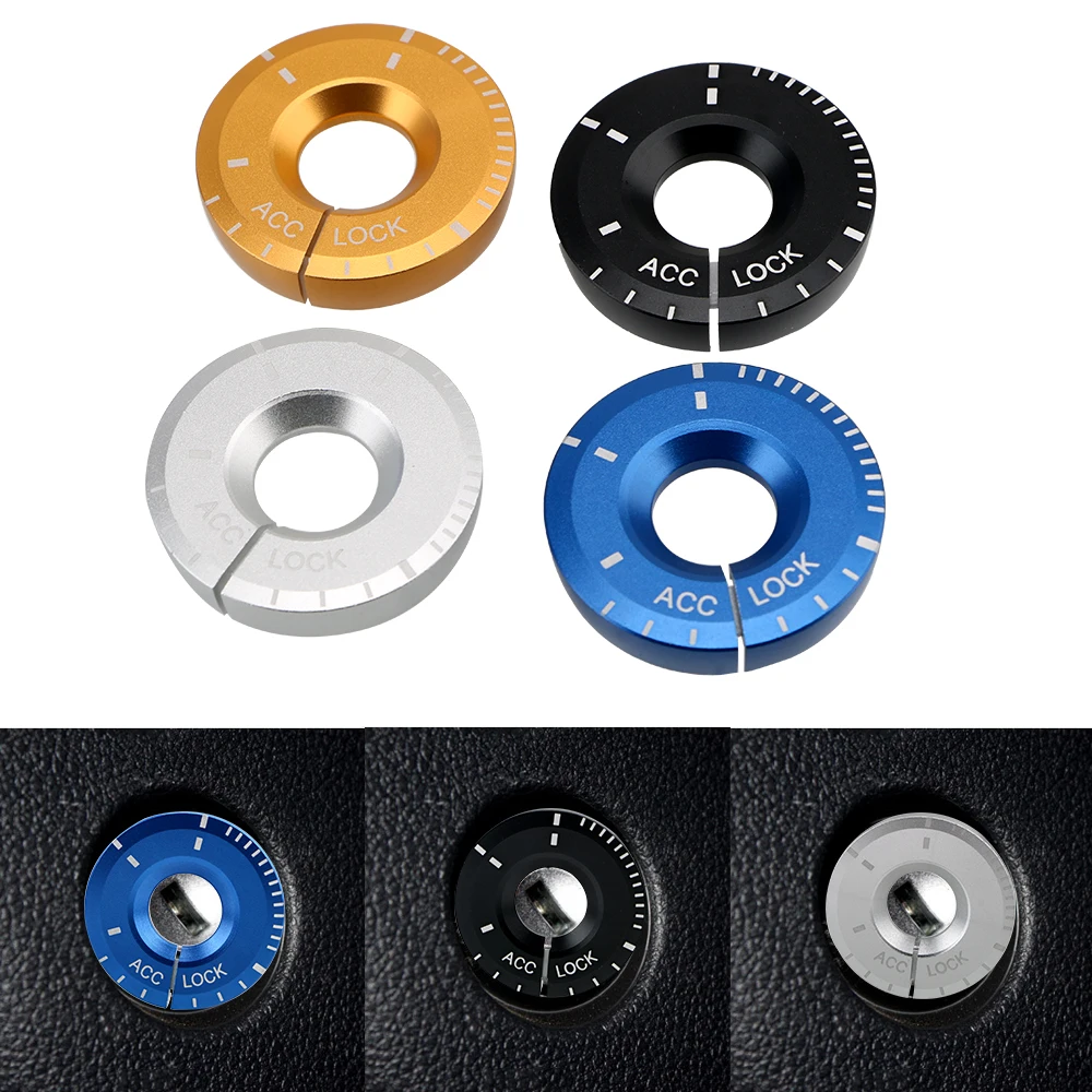 

Car Engine Start Ignition Cover For VW Polo Passat Audi Ringhole Sticker For Volkswagen Golf Button Circle Decoration