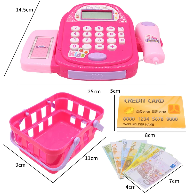 Электронный мини-кассовый аппарат для супермаркета 24 шт./компл. |