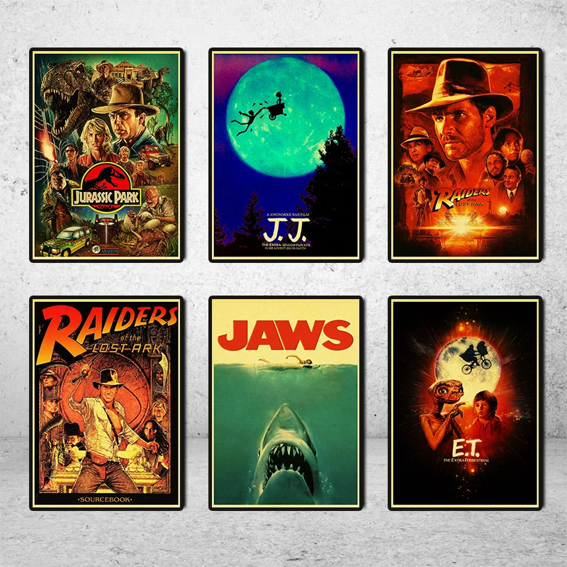 Постеры из фильма Стивен Аллан Спилберг винтажные Ретро постеры с изображением