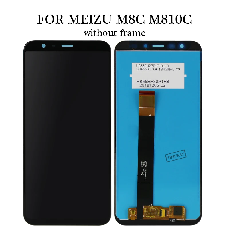 ЖК-дисплей 5 дюйма для M8C + дигитайзер сенсорной панели с рамкой M8 C 8c M810C M809L