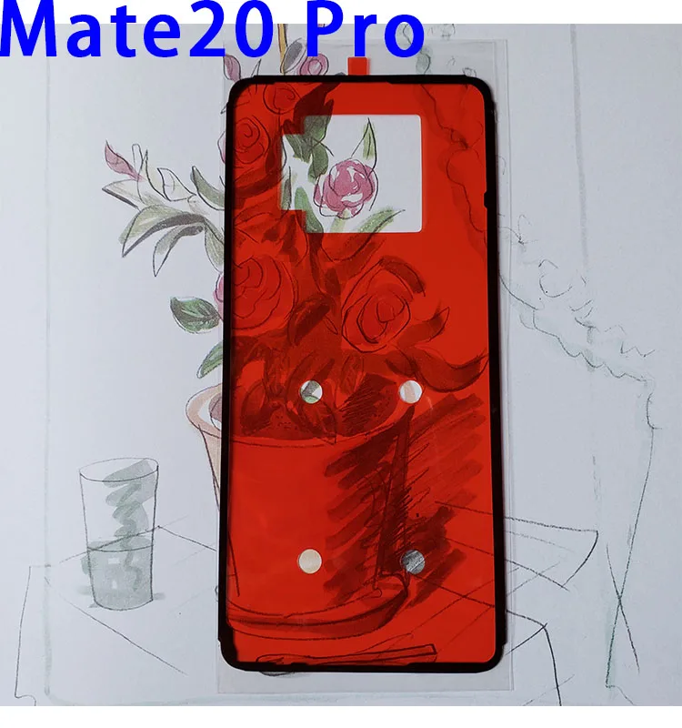 Back Cover Adhesive Glue Tape Sticker for HUAWEI Mate 10 pro Mate10pro BLA-AL00 20 rs Stickers 2pcs/lot | Мобильные телефоны и