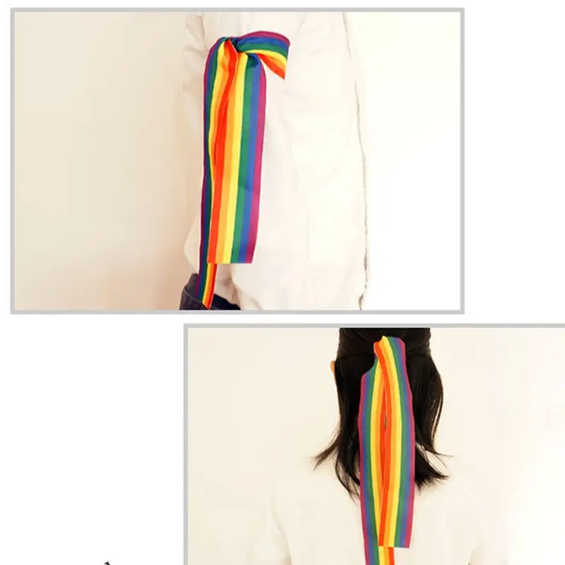 Головной платок в радужную полоску для мужчин и женщин |