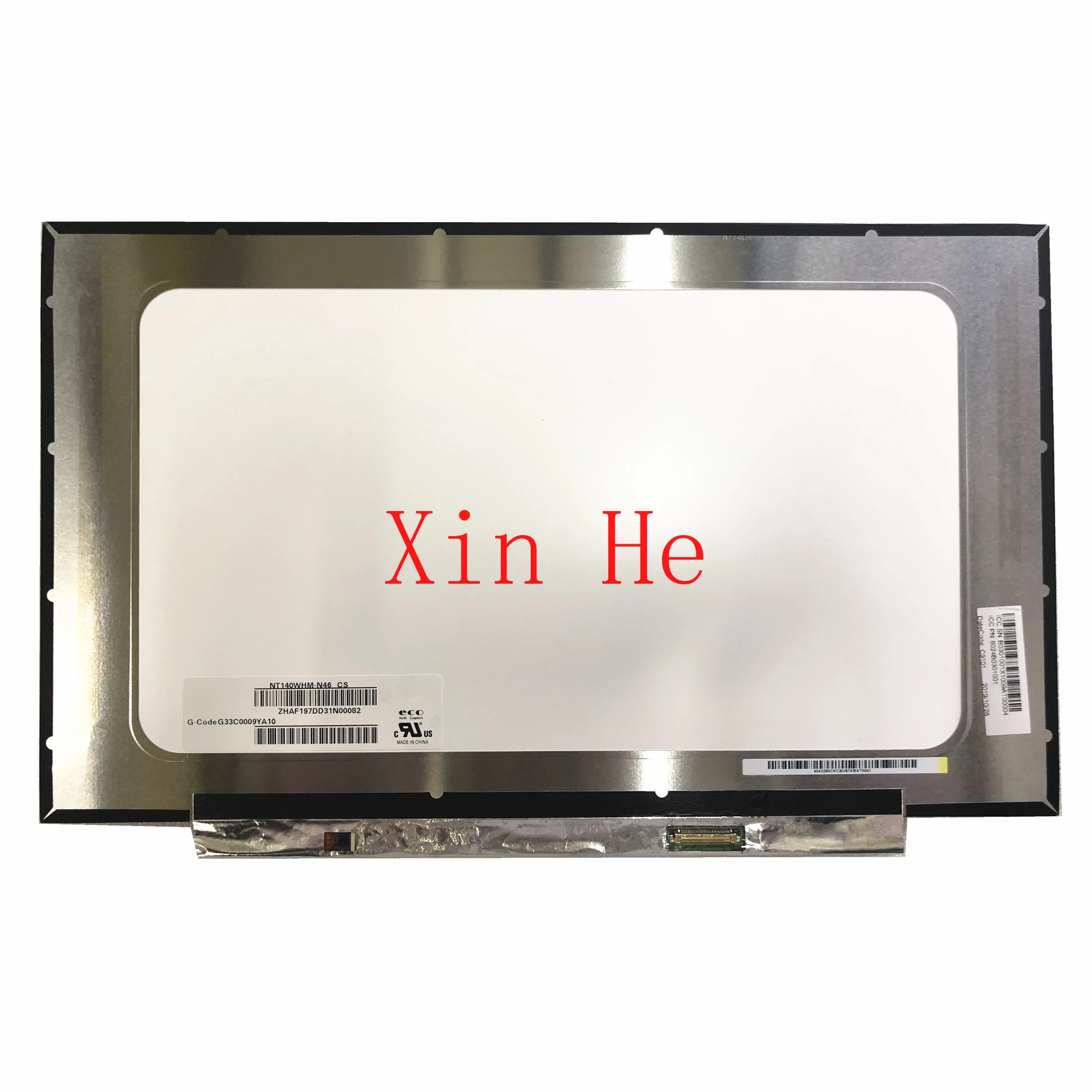 

NT140WHM-N46 fit NT140WHM N46 N140BGA-EA4 NT140WHM-N44 N140BGA-EA4 REV.C1 Laptop LCD Screen 1366*768 EDP 30 Pins