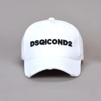 dsqicond2 black and white minimalist tennis stick dsq high quality mens hats custom design logo cap mens dad hat