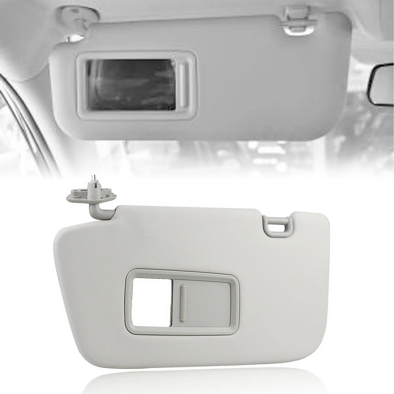 

For Subaru Impreza Sun Visor 2008-2014 Left Driver Side Interior Car Gray Window Cover Sun Visor Shield With Mirror Light