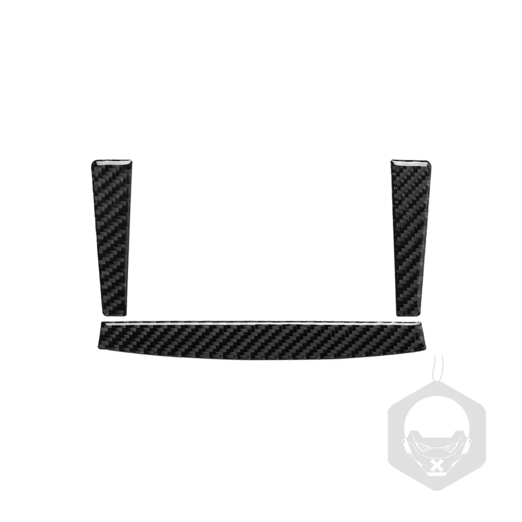 

Real carbon fiber Auto Navigation frame stickers car interior modification accessories Fit for Nissan 350Z 2006 2007 2008 2009