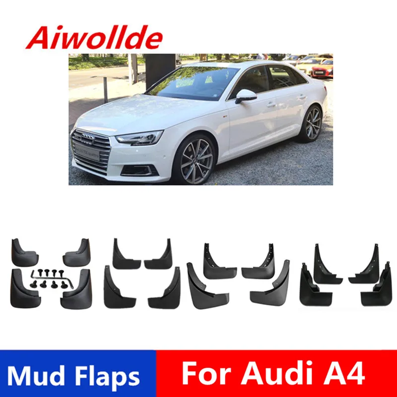 Автомобильные Брызговики для Audi A4 B6 B7 B8 B9 2002 2018 брызговики брызговик крыло