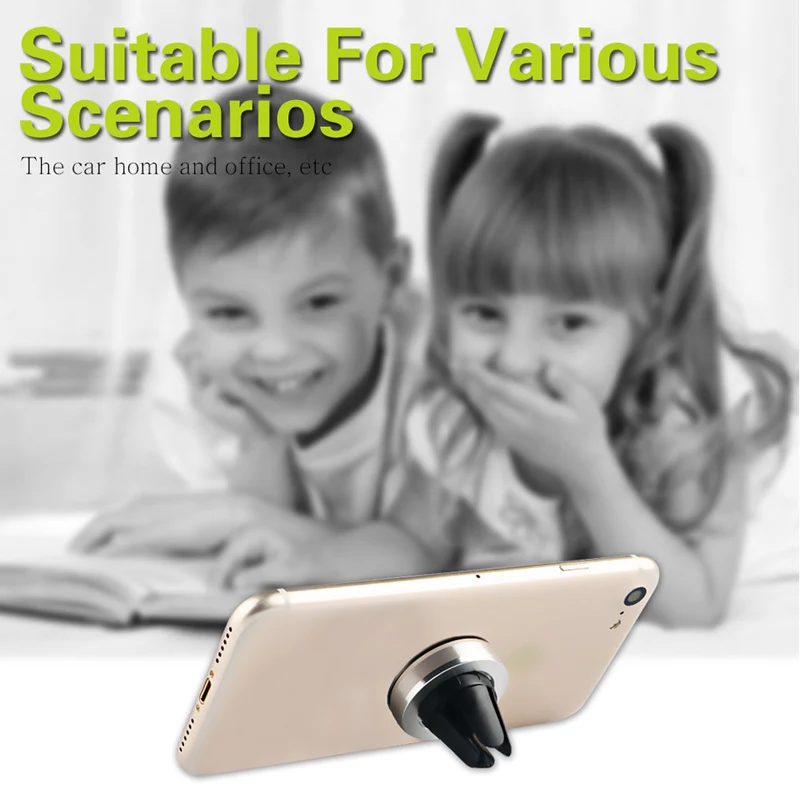 Универсальный автомобильный магнитный держатель на вентиляционное отверстие