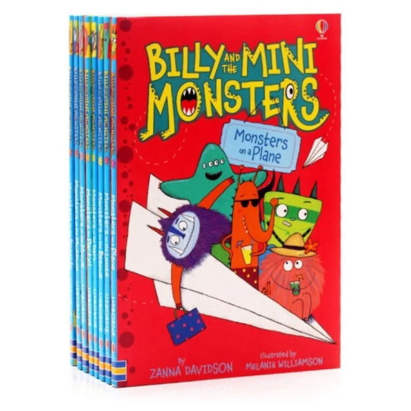 8 Billy and Little Monster Set Children's English Books Children's Extracurricular Books